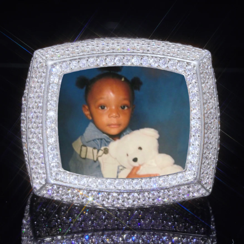 3D CUSTOM PICTURE ICED RING