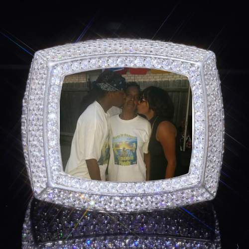 3D CUSTOM PICTURE ICED RING