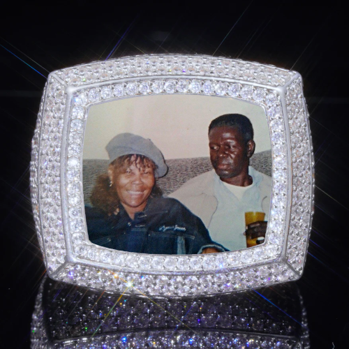 3D CUSTOM PICTURE ICED RING