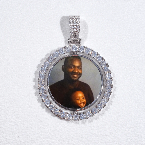 3D Spinning 2-Faced Custom Picture Pendant