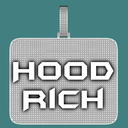 CUSTOM LETTER NECKLACE 3D BIG SQUARE