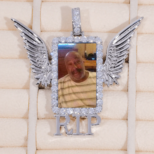 RIP WING 3D CUSTOM PICTURE PENDANT