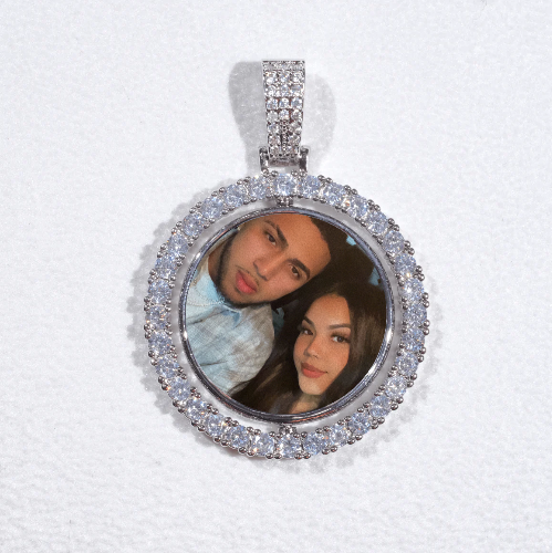 3D Spinning 2-Faced Custom Picture Pendant