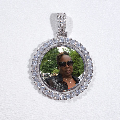 3D Spinning 2-Faced Custom Picture Pendant