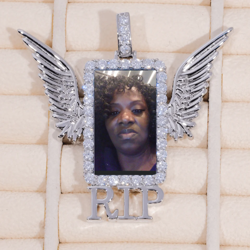 RIP WING 3D CUSTOM PICTURE PENDANT