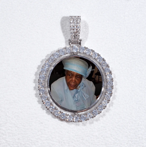 3D Spinning 2-Faced Custom Picture Pendant