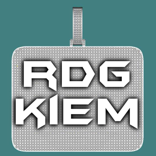 CUSTOM LETTER NECKLACE 3D BIG SQUARE