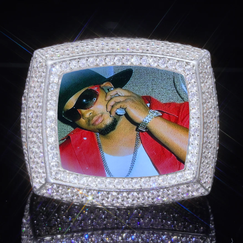 3D CUSTOM PICTURE ICED RING