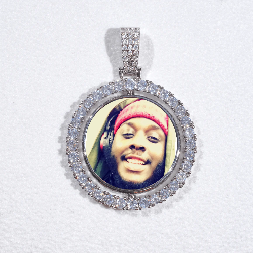 3D Spinning 2-Faced Custom Picture Pendant