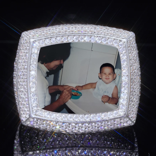 3D CUSTOM PICTURE ICED RING