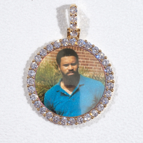 3D CIRCLE CUSTOM PICTURE PENDANT SMALL SIZE