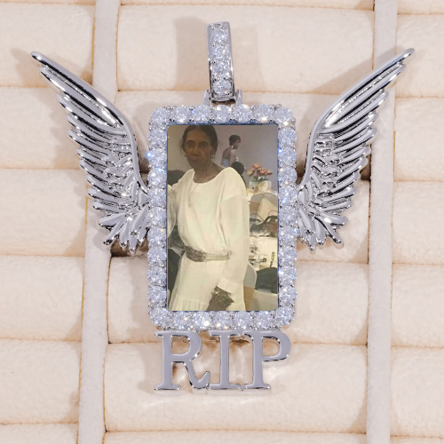 RIP WING 3D CUSTOM PICTURE PENDANT