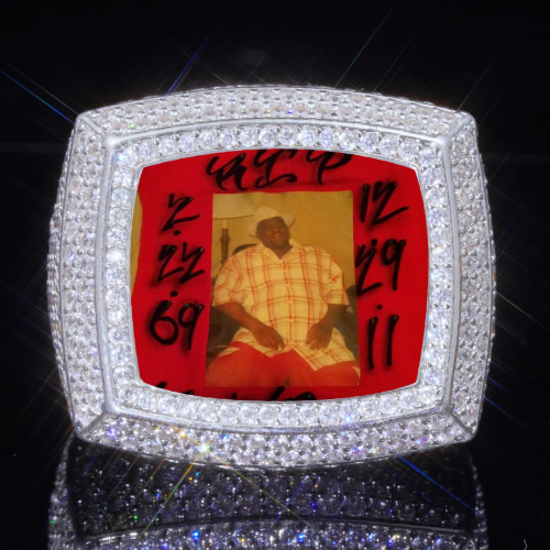 3D CUSTOM PICTURE ICED RING