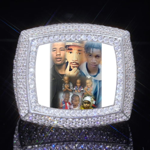 3D CUSTOM PICTURE ICED RING