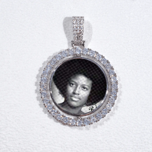 3D Spinning 2-Faced Custom Picture Pendant