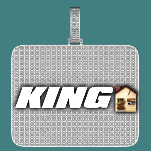 CUSTOM LETTER NECKLACE 3D BIG SQUARE