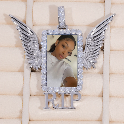 RIP WING 3D CUSTOM PICTURE PENDANT