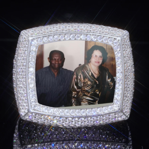 3D CUSTOM PICTURE ICED RING