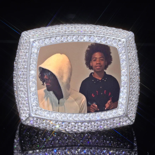 3D CUSTOM PICTURE ICED RING