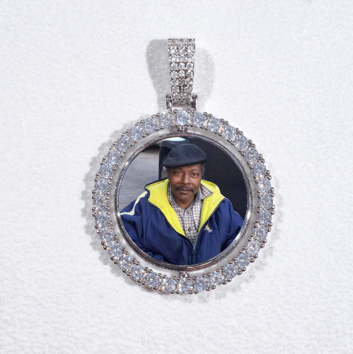 3D Spinning 2-Faced Custom Picture Pendant