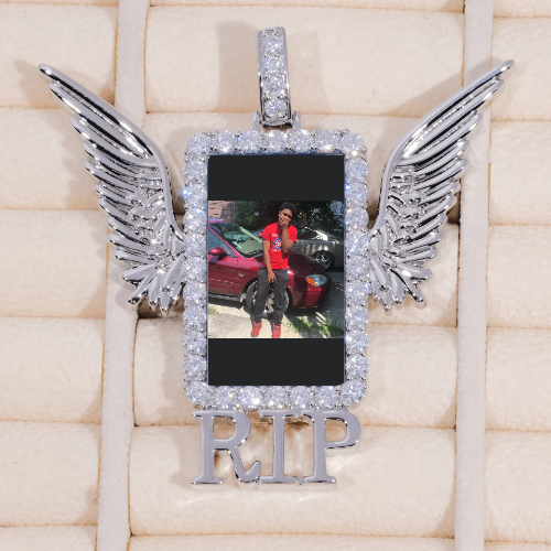 RIP WING 3D CUSTOM PICTURE PENDANT