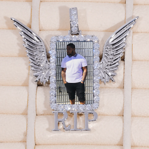 RIP WING 3D CUSTOM PICTURE PENDANT
