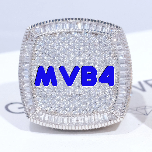 CUSTOM LETTER 3D ICED RING