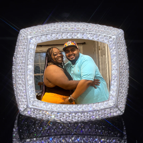 3D CUSTOM PICTURE ICED RING