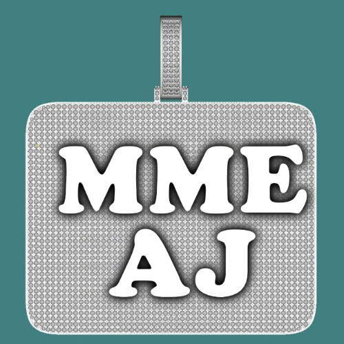 CUSTOM LETTER NECKLACE 3D BIG SQUARE