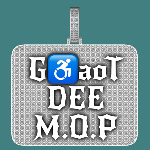 CUSTOM LETTER NECKLACE 3D BIG SQUARE