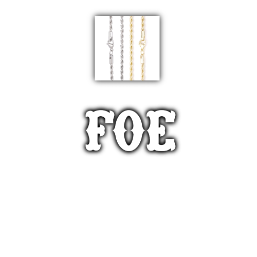 Custom Letters Freibeuter Font Necklace