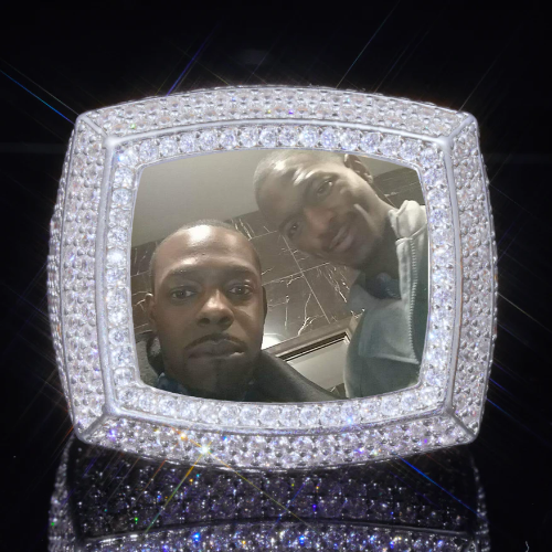 3D CUSTOM PICTURE ICED RING