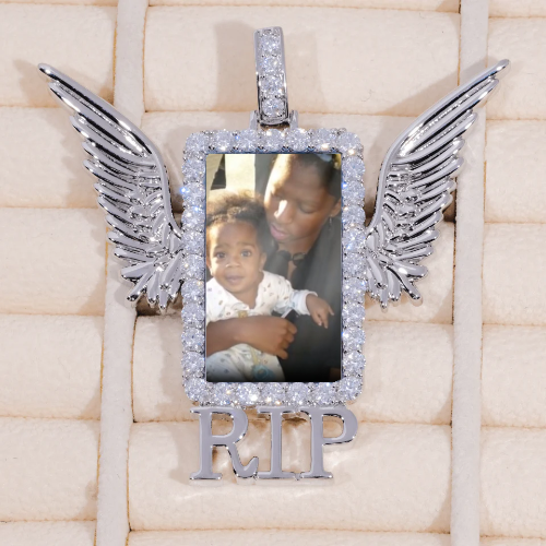 RIP WING 3D CUSTOM PICTURE PENDANT