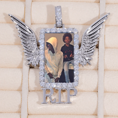 RIP WING 3D CUSTOM PICTURE PENDANT