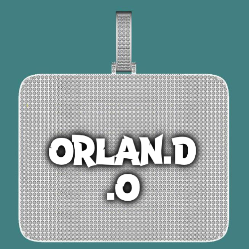 CUSTOM LETTER NECKLACE 3D BIG SQUARE