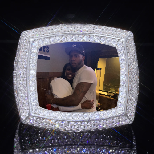 3D CUSTOM PICTURE ICED RING