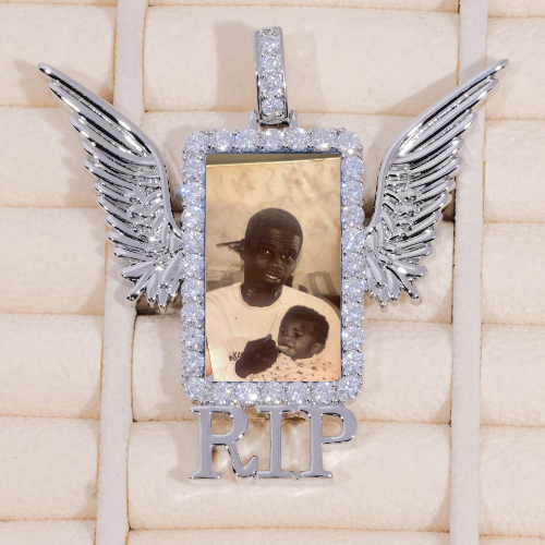 RIP WING 3D CUSTOM PICTURE PENDANT