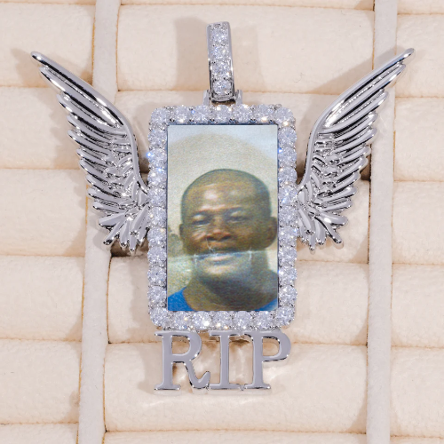 RIP WING 3D CUSTOM PICTURE PENDANT