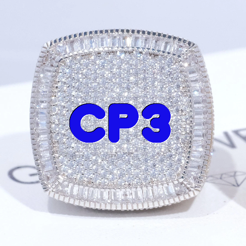CUSTOM LETTER 3D ICED RING