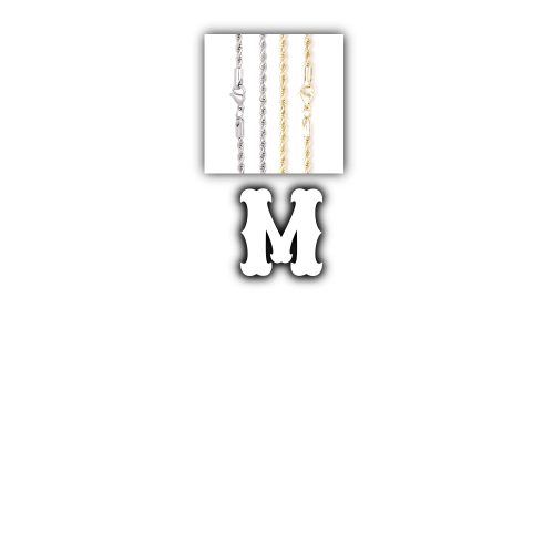 Custom Letters Freibeuter Font Necklace