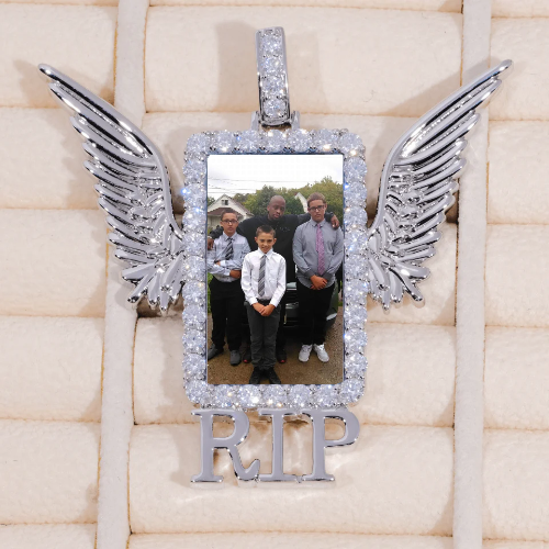 RIP WING 3D CUSTOM PICTURE PENDANT