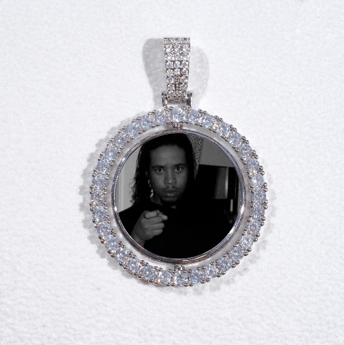 3D Spinning 2-Faced Custom Picture Pendant