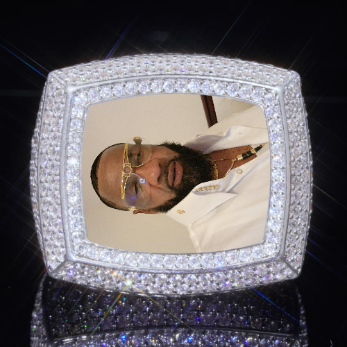 3D CUSTOM PICTURE ICED RING