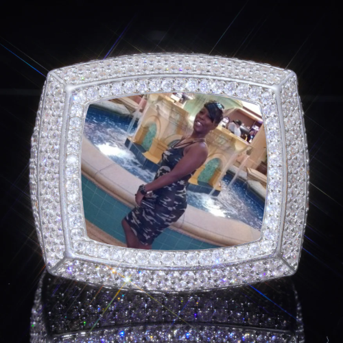 3D CUSTOM PICTURE ICED RING