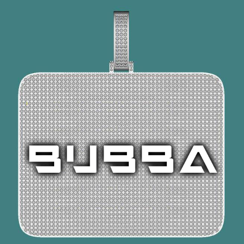 CUSTOM LETTER NECKLACE 3D BIG SQUARE