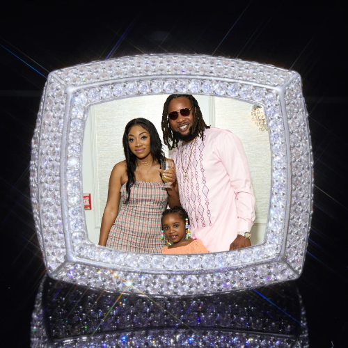 3D CUSTOM PICTURE ICED RING