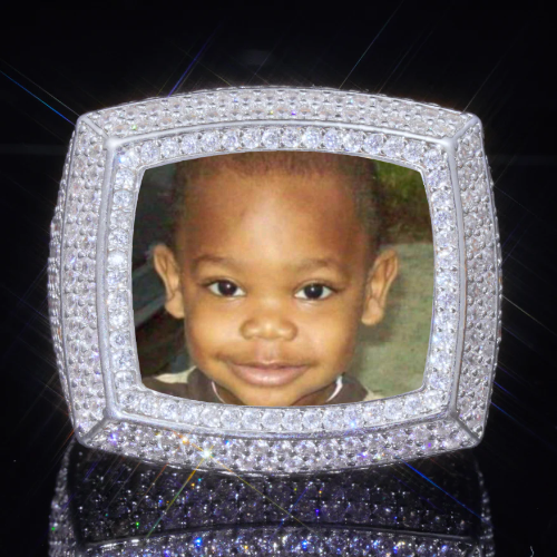 3D CUSTOM PICTURE ICED RING