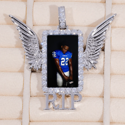 RIP WING 3D CUSTOM PICTURE PENDANT