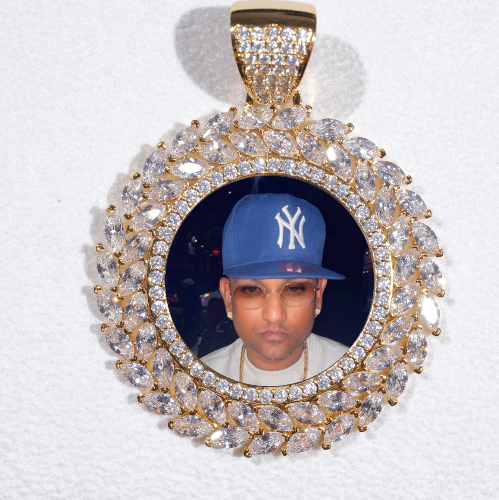 Large 3D Wheat Ear Custom Picture Pendant