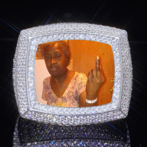 3D CUSTOM PICTURE ICED RING